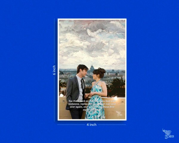 500 Days of Summer x View of Paris from near Montmartre, 1886 Postcard