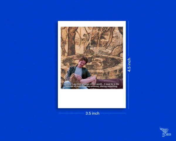 Before Sunrise x Fountain in the Garden of Saint-Paul Hospital Design Variations Polaroid