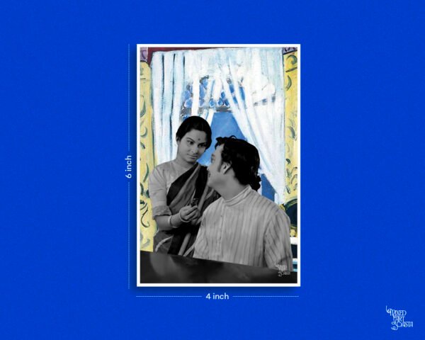 Charulata x Ami Chini Go Chini Tomare x Interior with a Violin Case Postcard