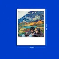 Highway x Les Alpilles, Mountain Landscape near South-Reme Design Polaroid