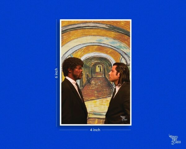 Pulp Fiction x Corridor in the Asylum Postcard