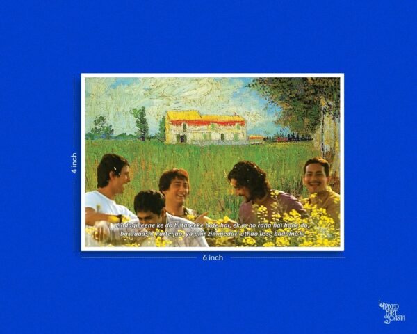 Rang De Basanti x Farmhouse in a Wheat Field Postcard Rang De Basanti x Farmhouse in a Wheat Field Postcard