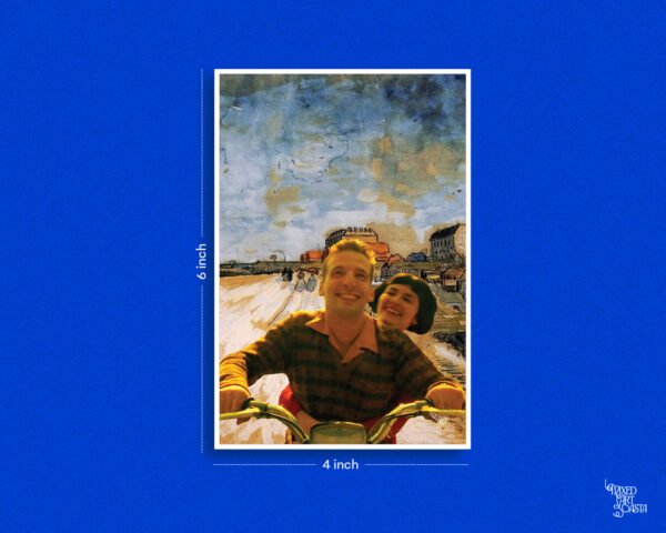 Amelie x Road Running Beside the Paris Ramparts Postcard