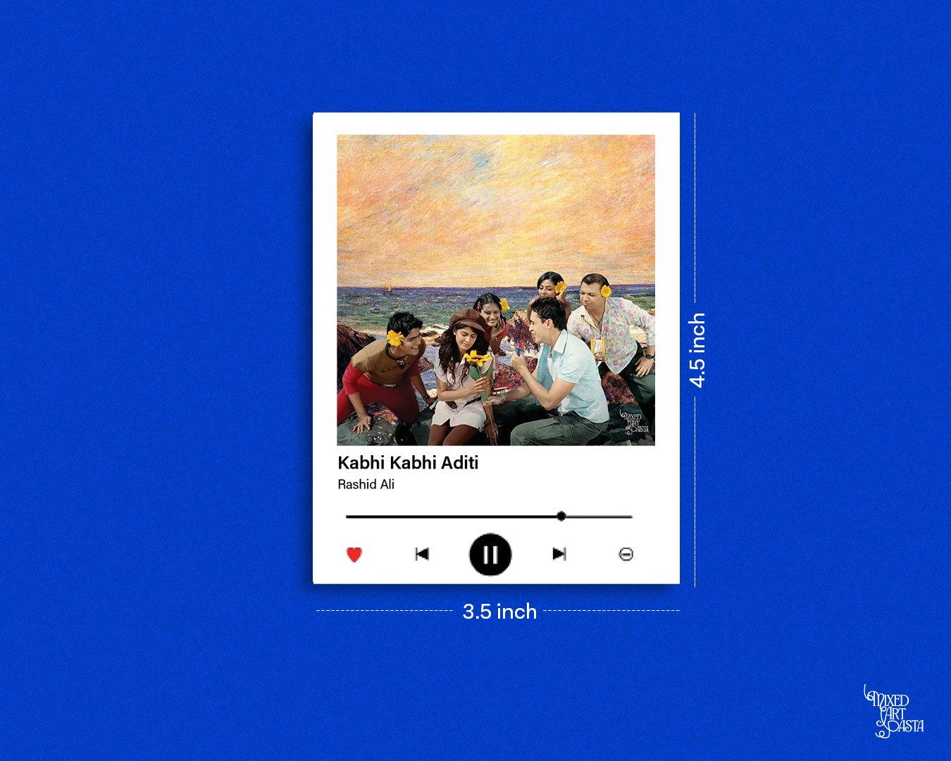Jaane Tu Ya Jaane Na x Rocks and Sea x Kabhi Kabhi Aditi Design Variations Music Polaroid