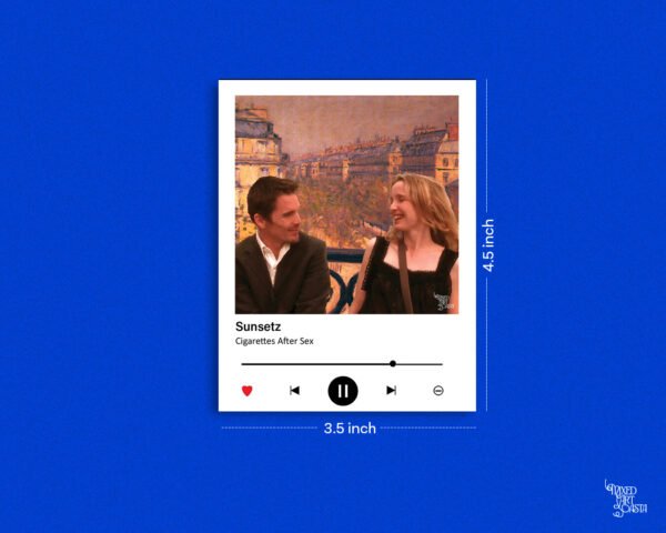 Before Sunset x A Balcony in Paris x Sunsetz Music Polaroid Before Sunset x A Balcony in Paris x Sunsetz Music Polaroid