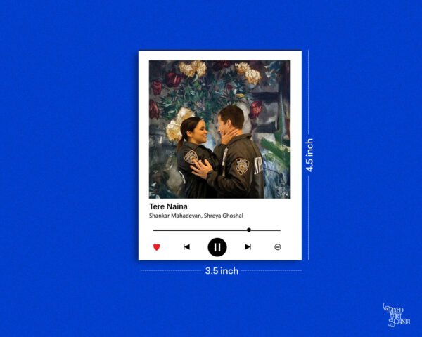 Jake & Amy x Tere Naina x Lovers with Flowers Music Polaroid