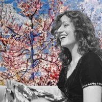 Madhubala x Peach Trees in Blossom Design