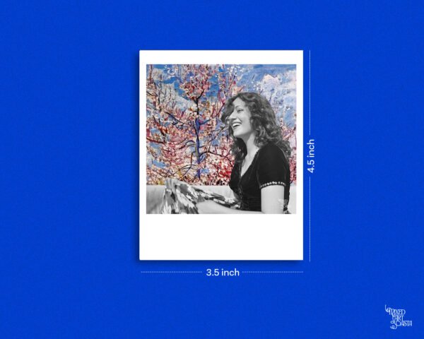 Madhubala x Peach Trees in Blossom Polaroid