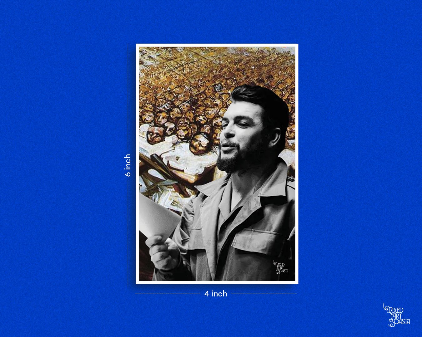 Che Guevara x Struggle for Emancipation by David Alfaro Siquerios Postcard