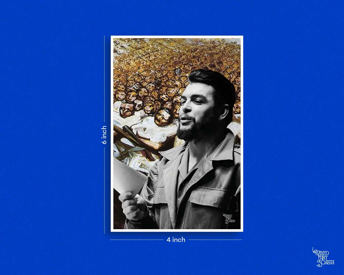 Che Guevara x Struggle for Emancipation by David Alfaro Siquerios Postcard
