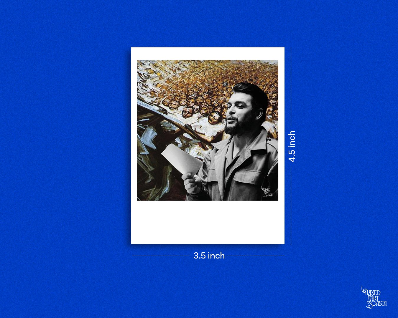 Che Guevara x Struggle for Emancipation by David Alfaro Siquerios Polaroid