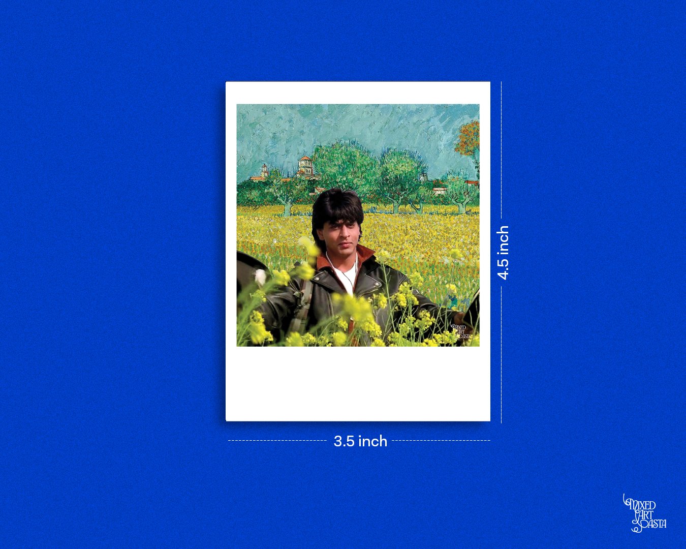 Dilwale Dulhania Le Jayenge x Field with Irises near Arles x DDLJ Theme Polaroid