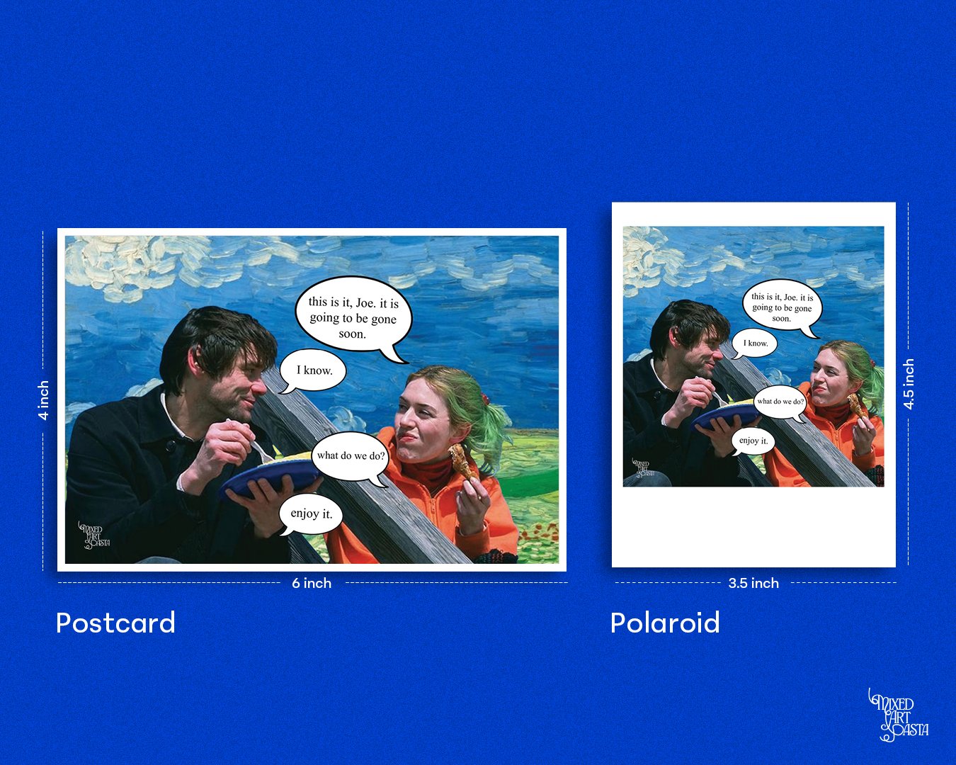 Eternal Sunshine of the Spotless Mind x Wheatfield under Thunderclouds Designs