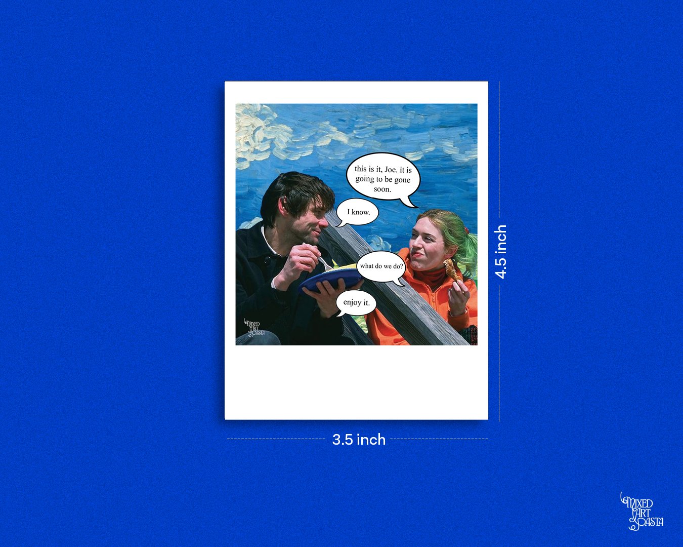 Eternal Sunshine of the Spotless Mind x Wheatfield under Thunderclouds Polaroid