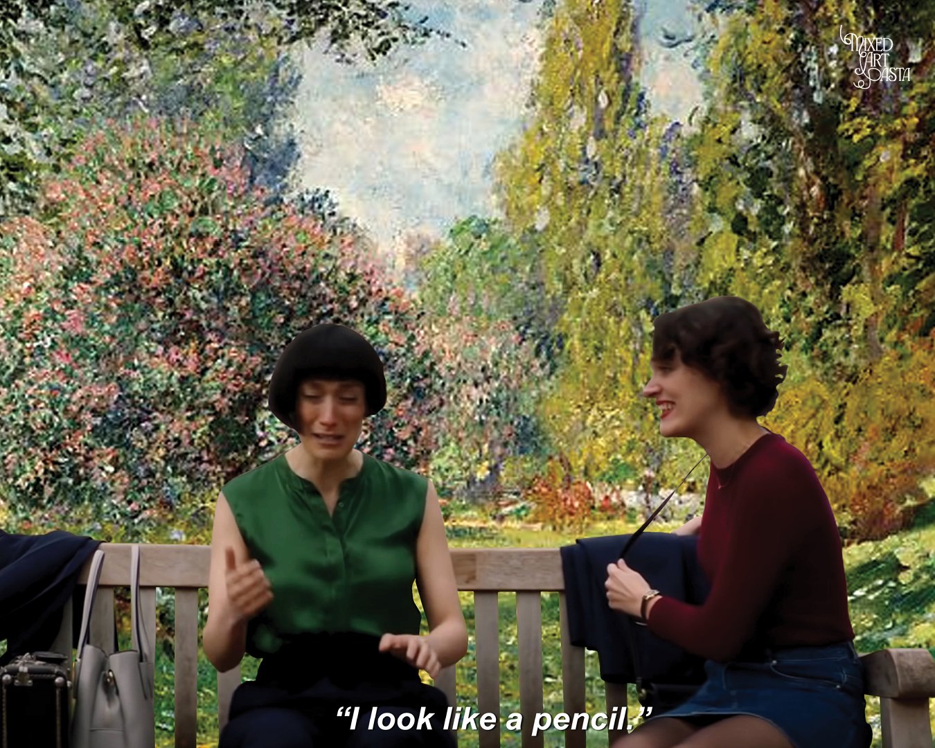 Fleabag and Claire x The Parc Monceau by Claude Monet