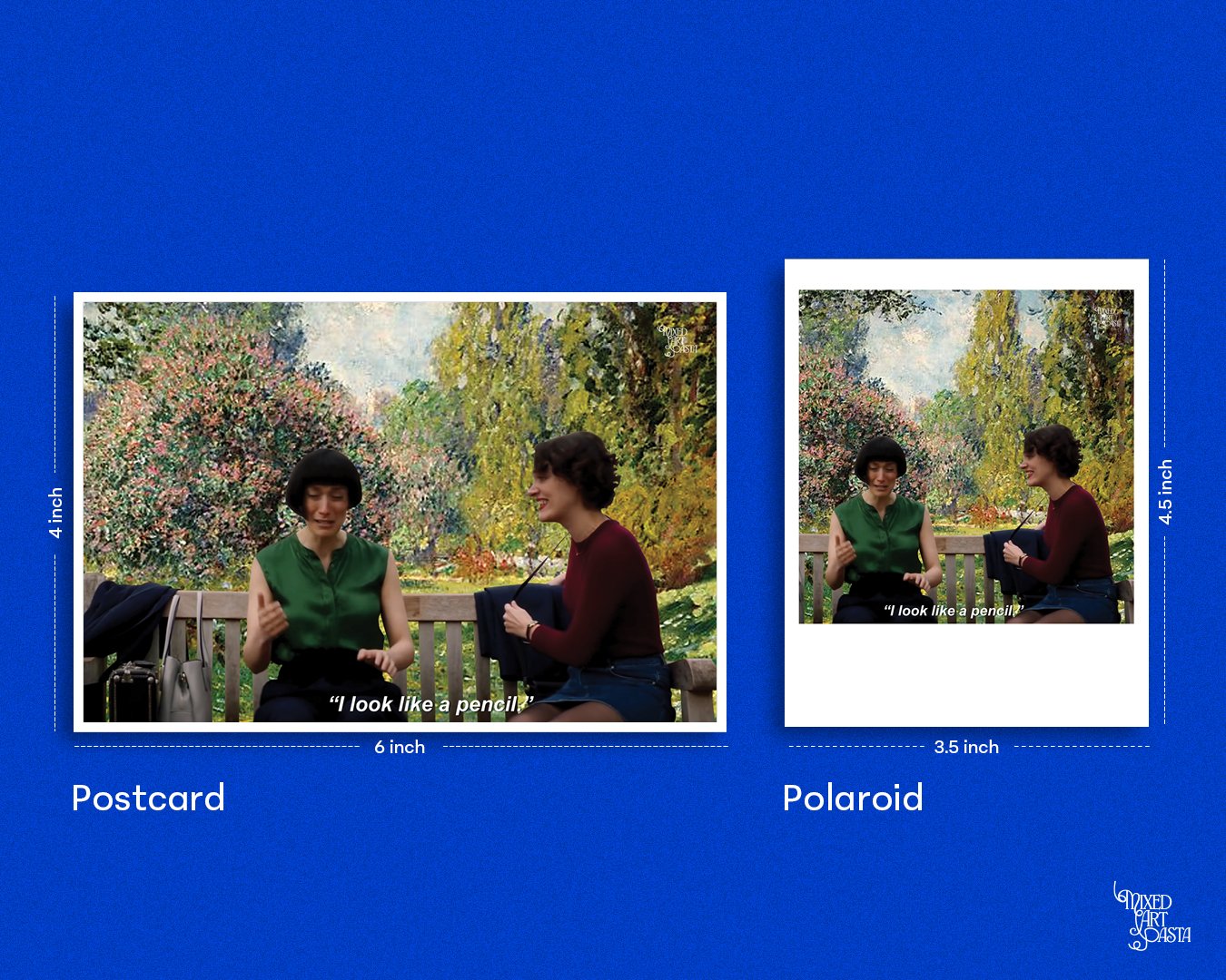 Fleabag and Claire x The Parc Monceau by Claude Monet Designs