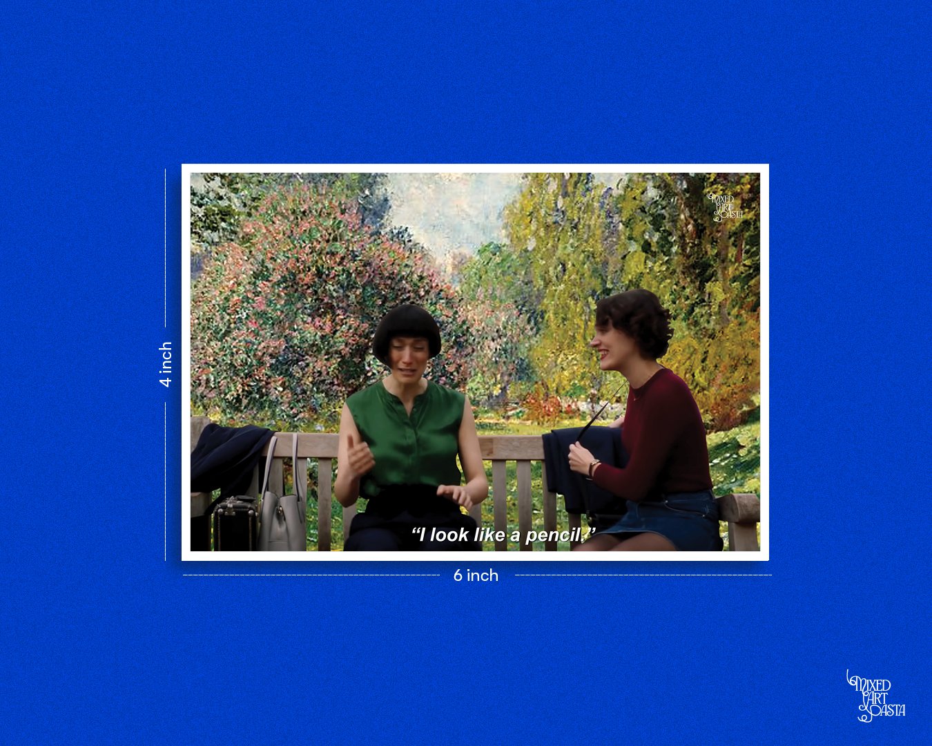 Fleabag and Claire x The Parc Monceau by Claude Monet Postcard Fleabag and Claire x The Parc Monceau by Claude Monet Postcard