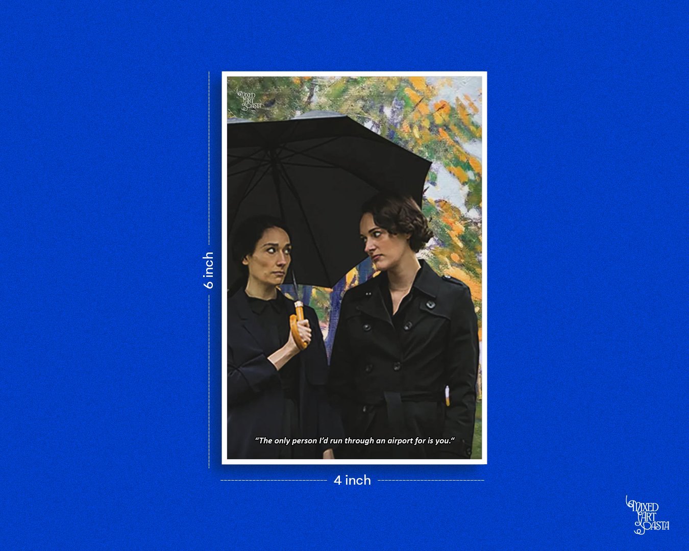 Fleabag x Cape Neddick Graveyard Postcard