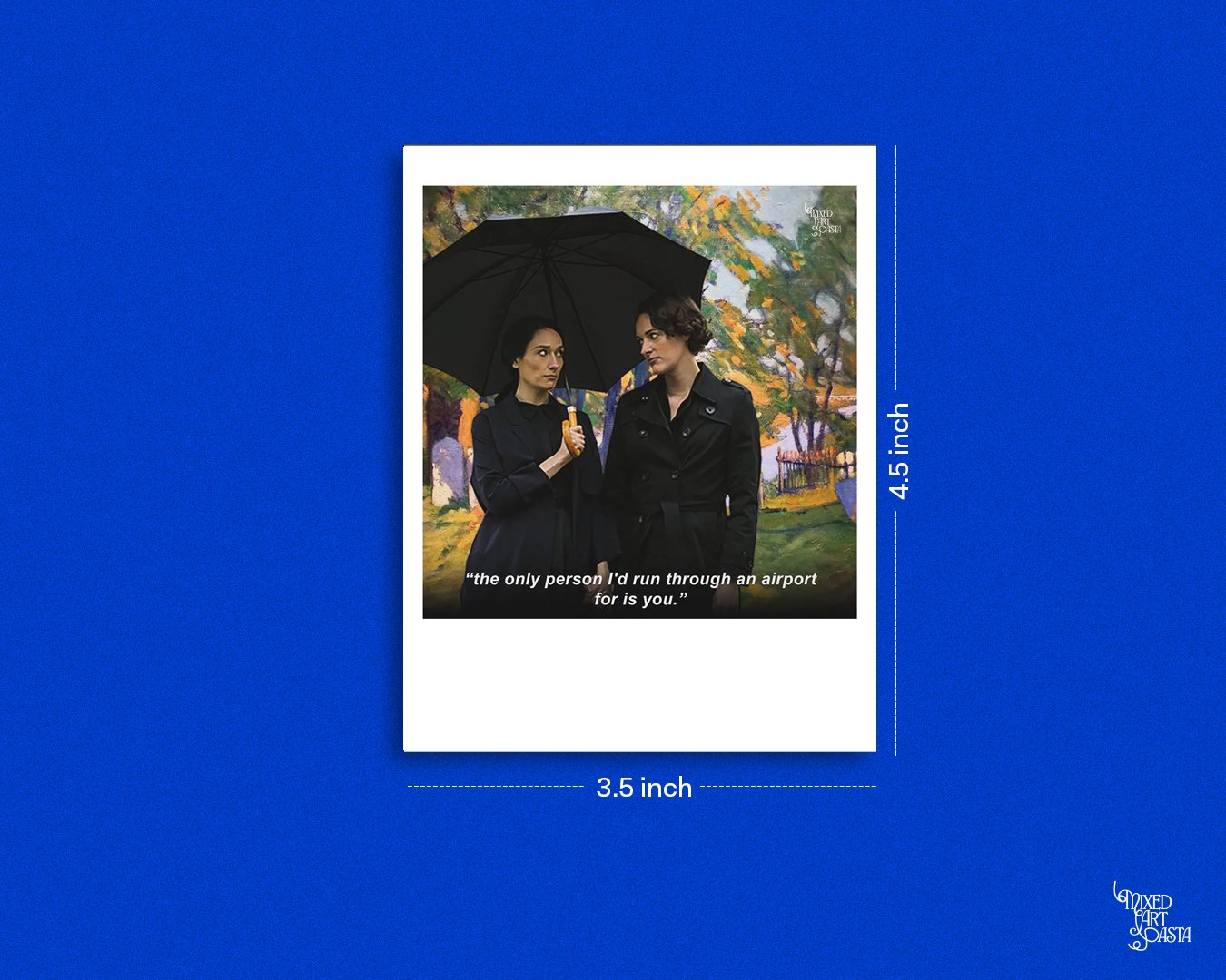 Fleabag x Cape Neddick Graveyard Polaroid