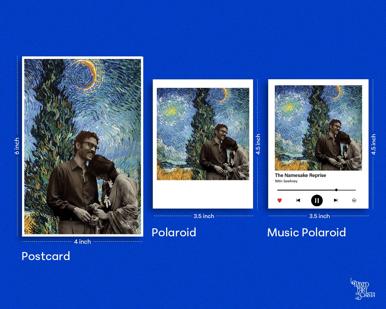 Irrfan and Tabu x Road with Cypress and Stars x The Namesake Reprise Designs