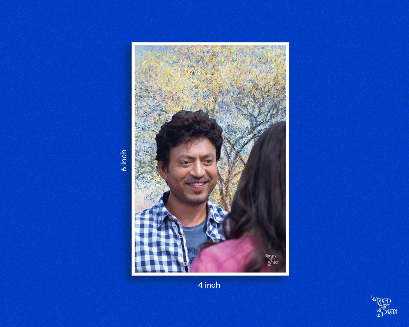 Irrfan from Piku x Teri Meri Baatein Postcard Irrfan from Piku x Teri Meri Baatein Postcard