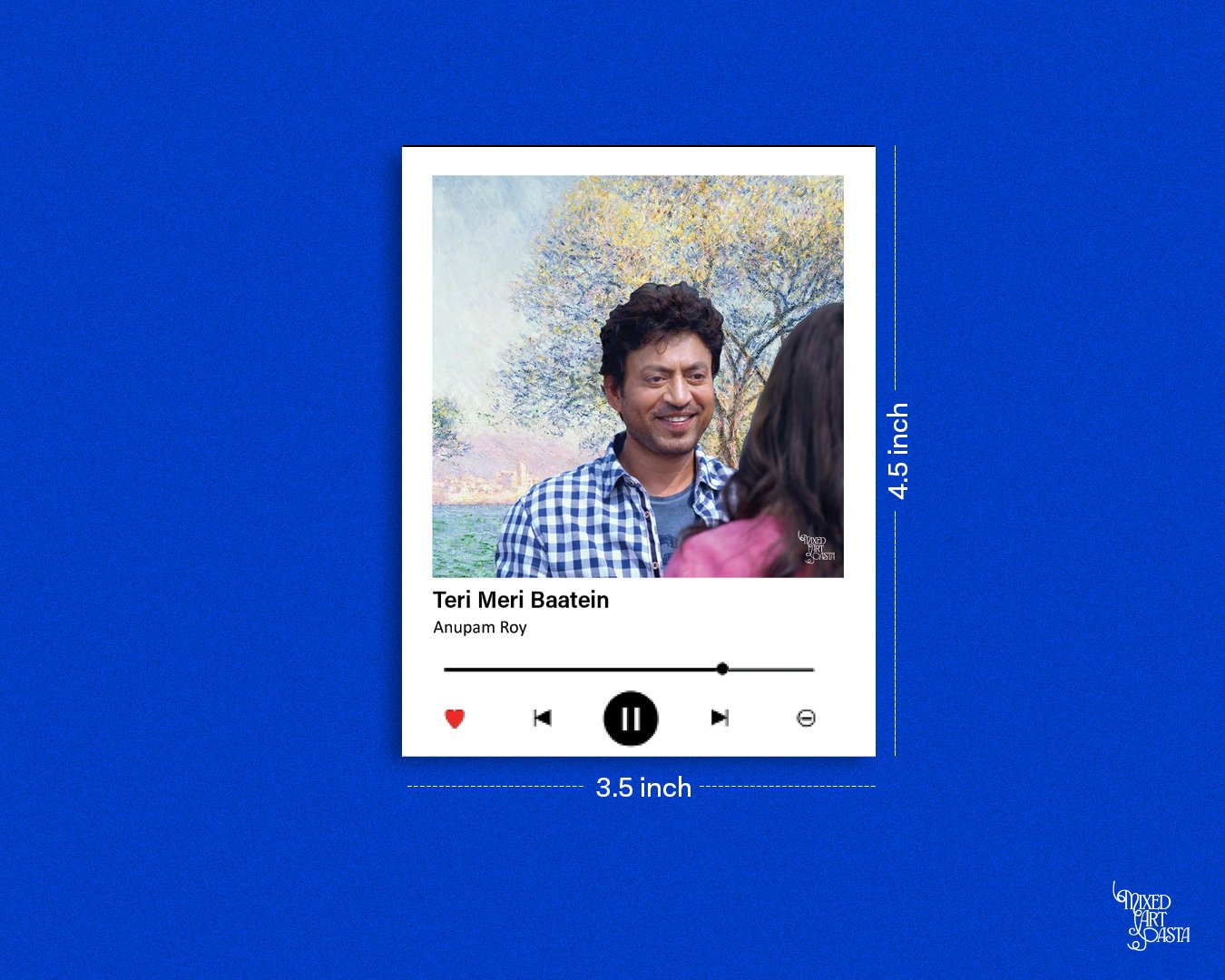 Irrfan from Piku x Teri Meri Baatein Music Polaroid Irrfan from Piku x Teri Meri Baatein Music Polaroid