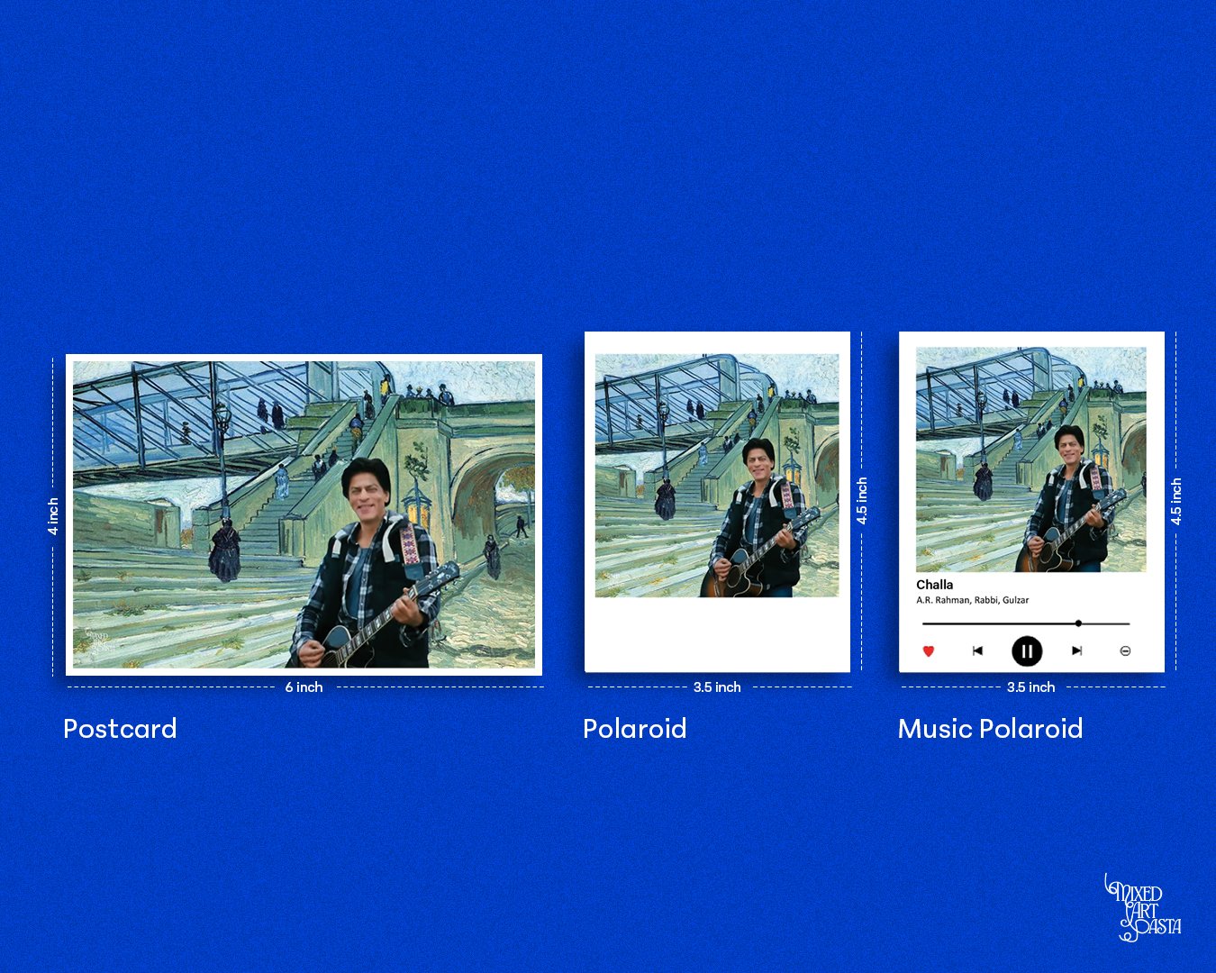 Jab Tak Hai Jaan x Trinquetaille Bridge in Arles by Vincent Van Gogh x Chhalla Designs