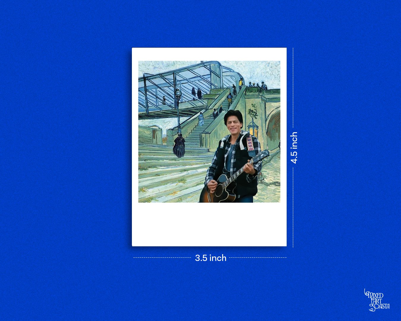 Jab Tak Hai Jaan x Trinquetaille Bridge in Arles by Vincent Van Gogh x Chhalla Polaroid