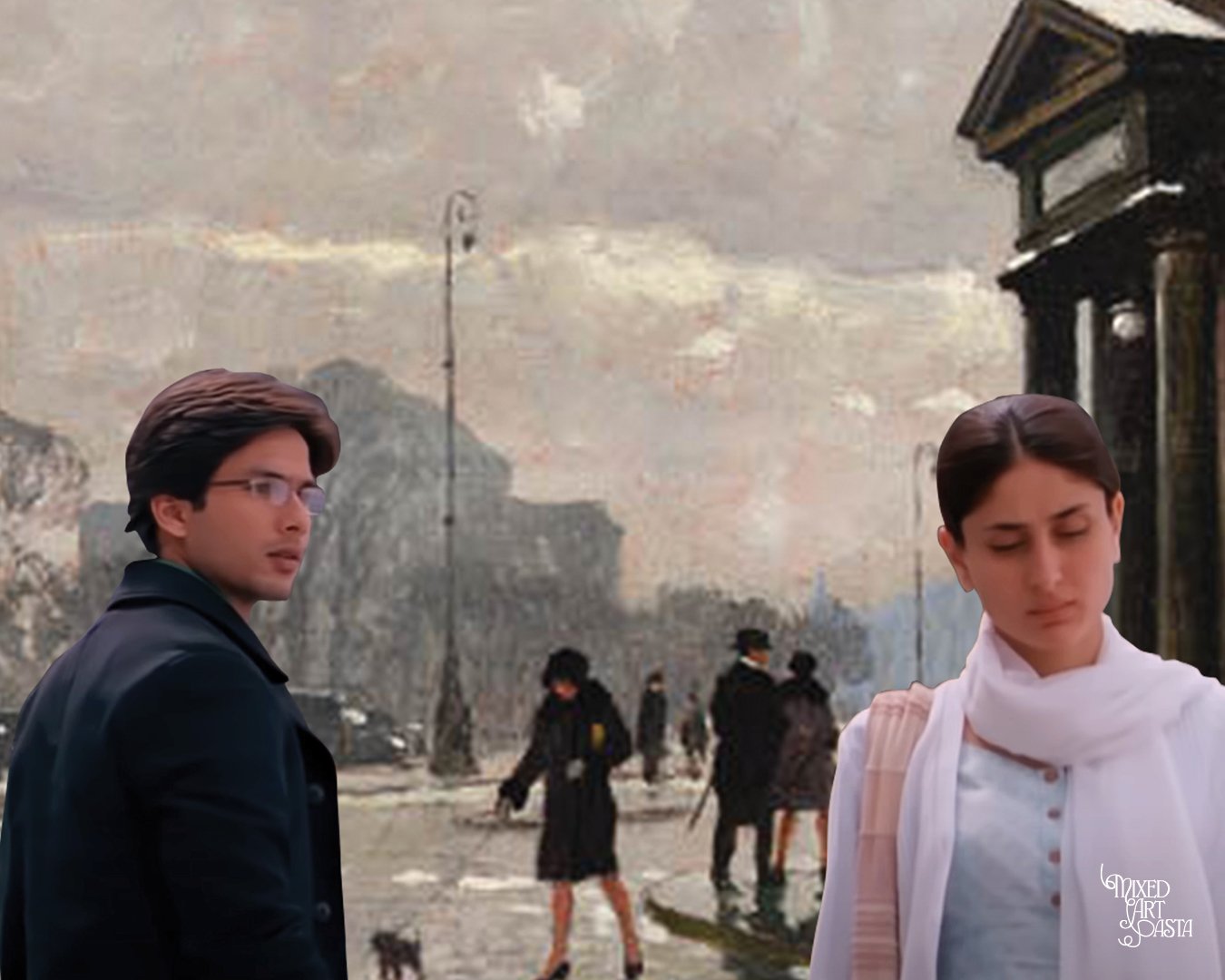 Jab We Met x Winter Street Scene, Copenhagen x Aaoge Jab Tum