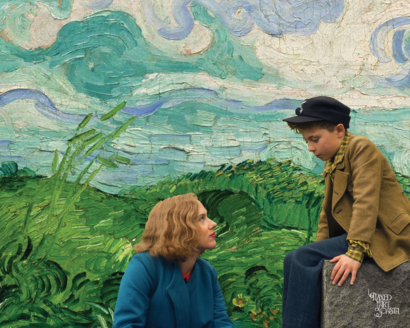 Jojo Rabbit x Green Wheat Fields, Auvers