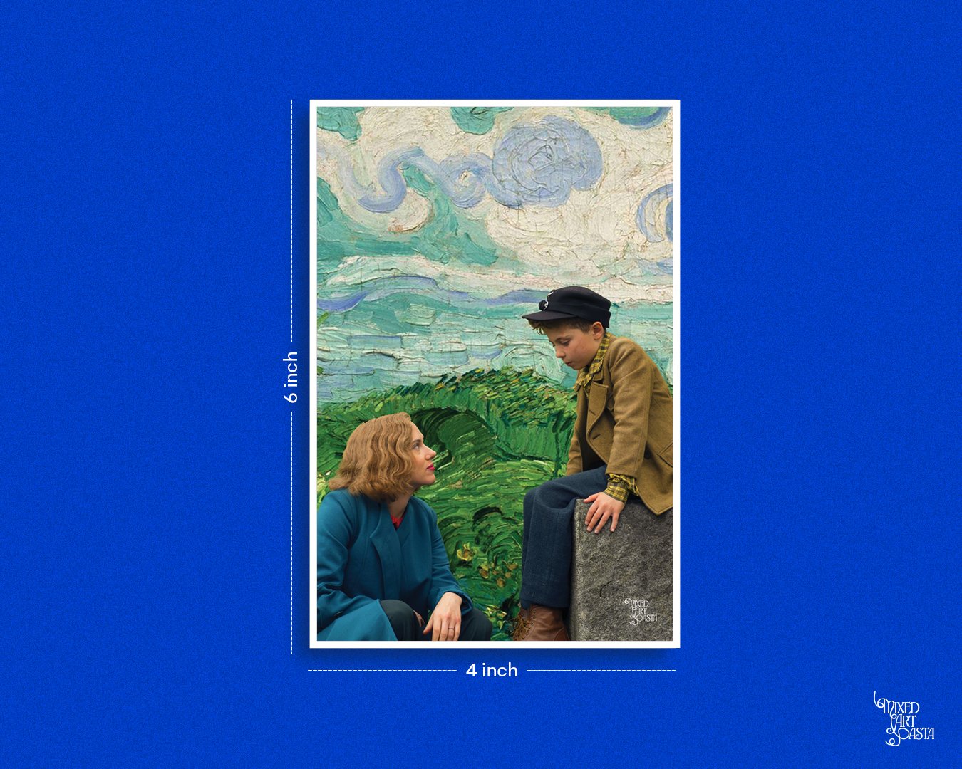 Jojo Rabbit x Green Wheat Fields, Auvers Postcard