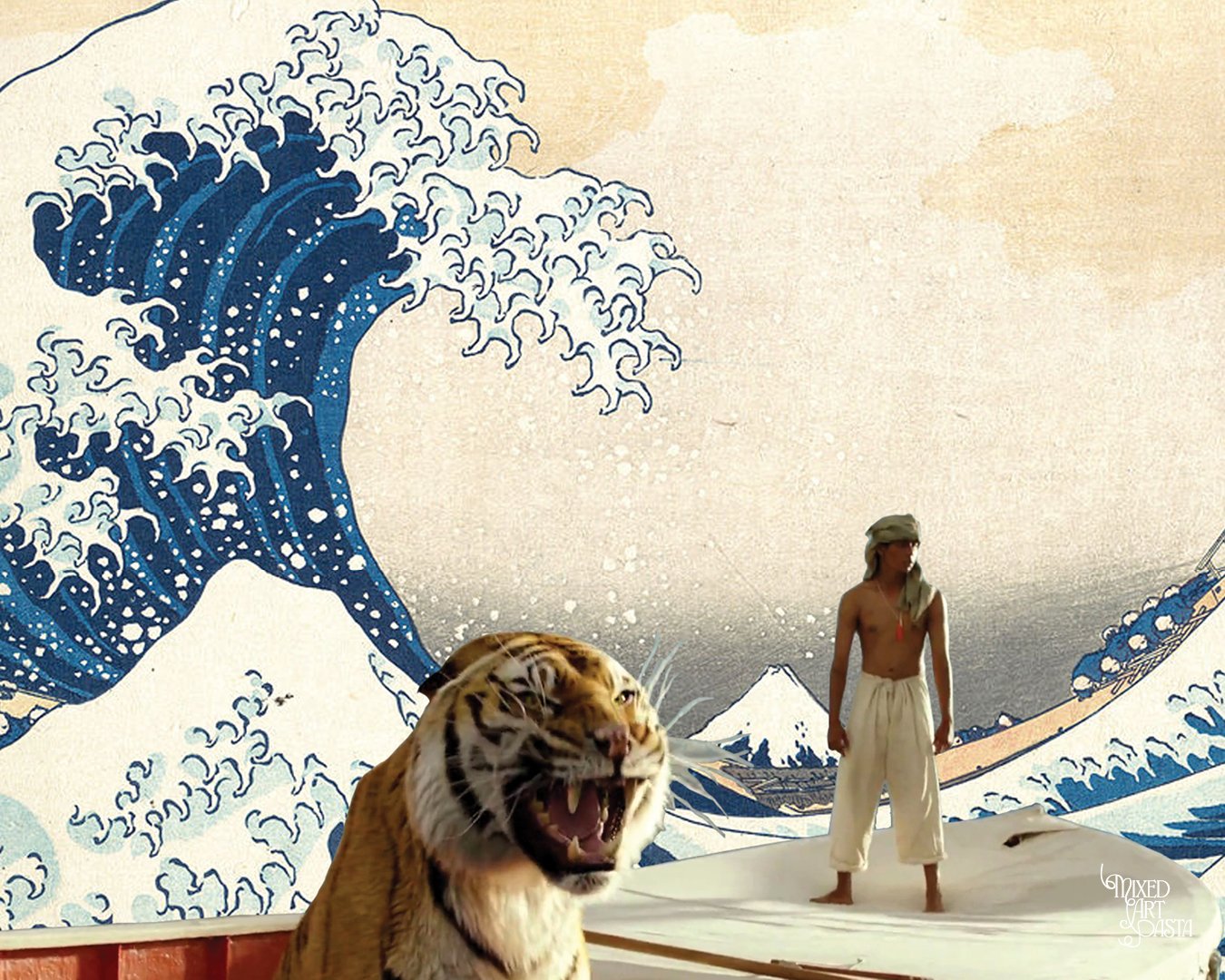 Life of Pi x Great Wave off Kanagawa
