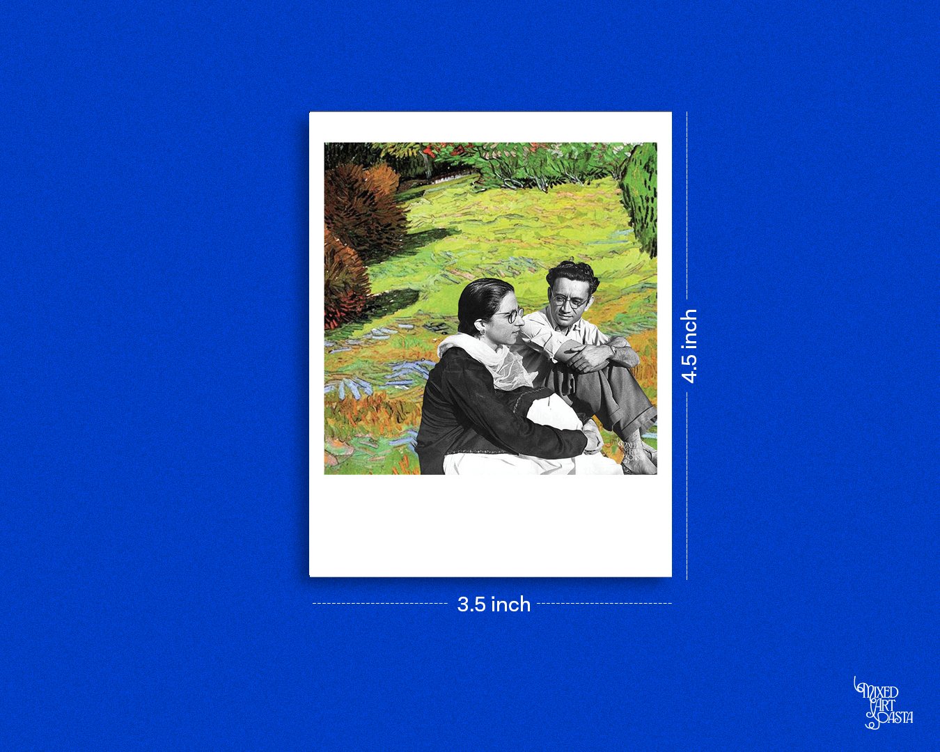 Manto & Safia x Sunny Lawn in a Public Park by Vincent Van Gogh Polaroid