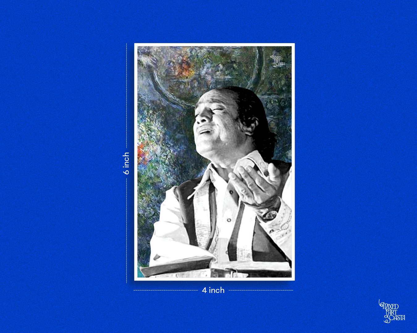 Mehdi Hassan x Musicians by Marc Chagall x Ranjish Hi Sahi Postcard