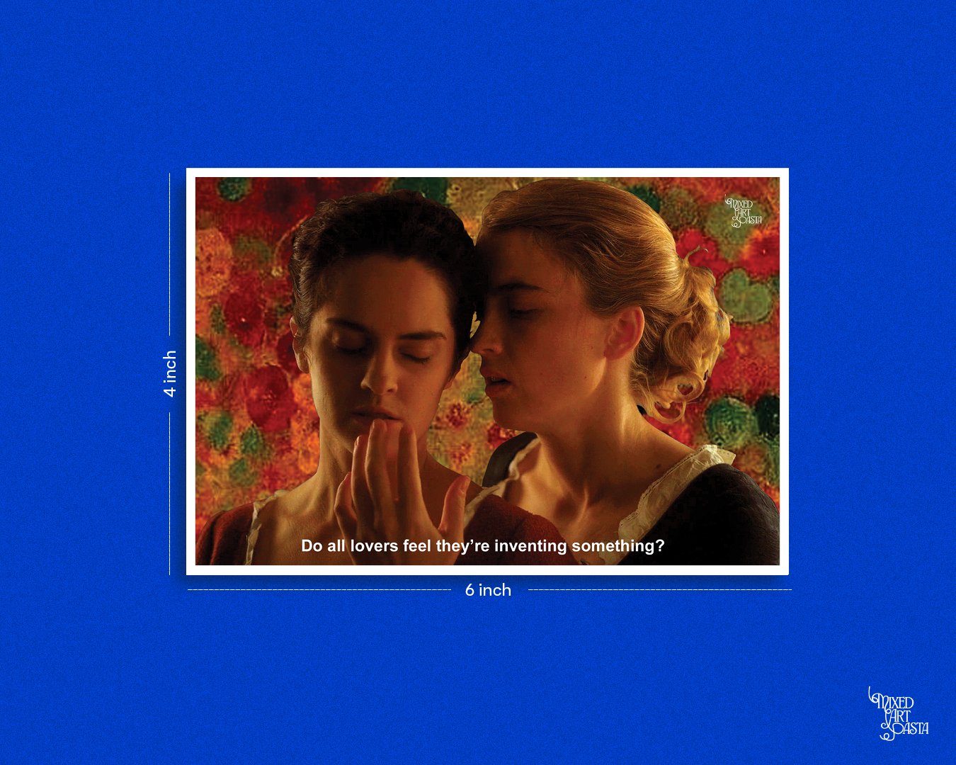 Portrait Of A Lady On Fire x Nasturtiums Postcard