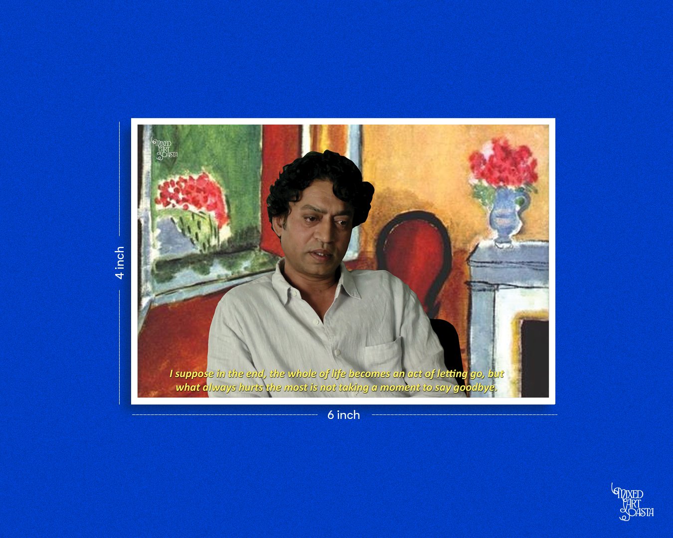 Remembering Irrfan Postcard Remembering Irrfan Postcard