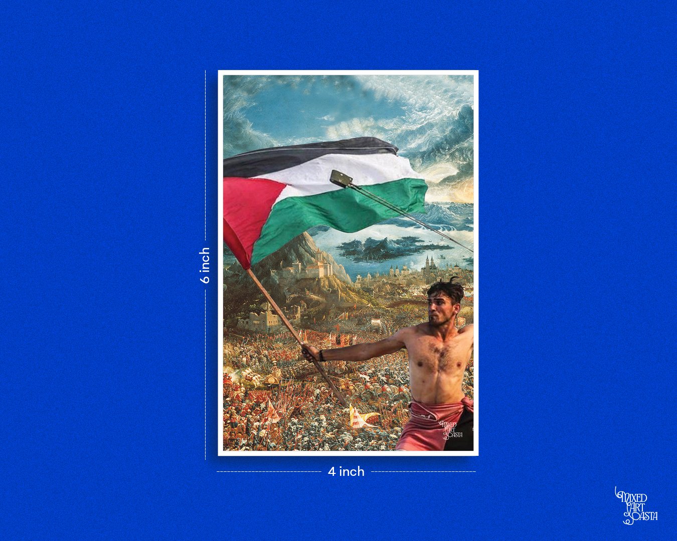 Rise in Solidarity with Palestine Postcard