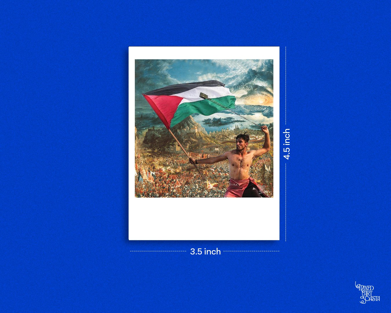 Rise in Solidarity with Palestine Polaroid