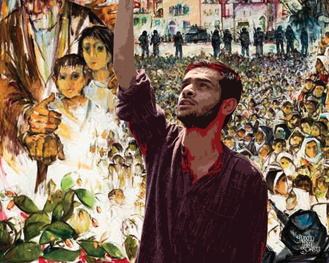 Umar Khalid x The Odyssey of a People by Ismail Shammout
