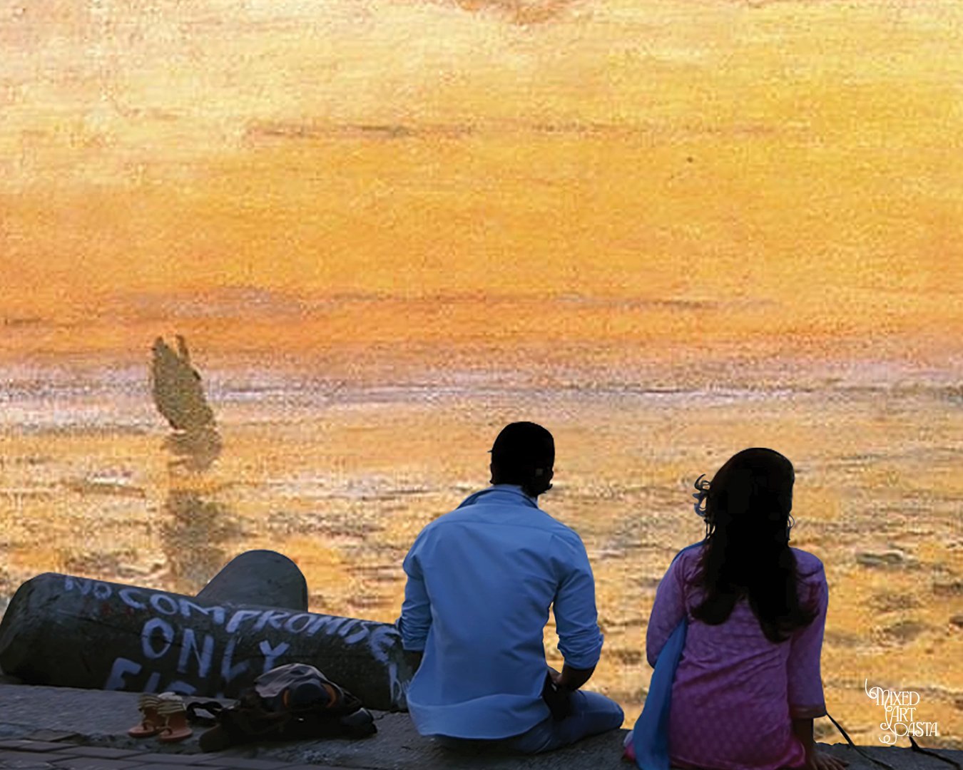 Wake Up Sid x Iktara x Seacost at Saint Adresse, Sunset