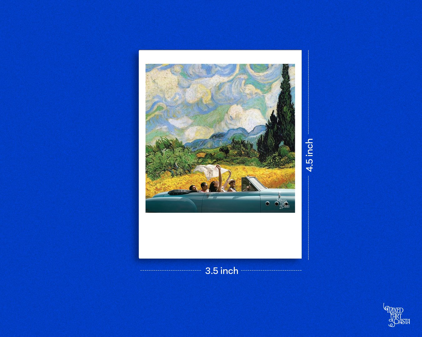 Zindagi Na Milegi Dobara x Khwabon Ke Parindey x Wheat Field with Cypresses Polaroid