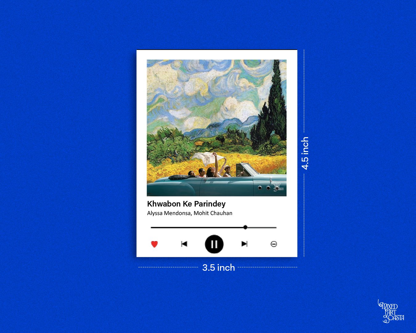 Zindagi Na Milegi Dobara x Khwabon Ke Parindey x Wheat Field with Cypresses Music Polaroid