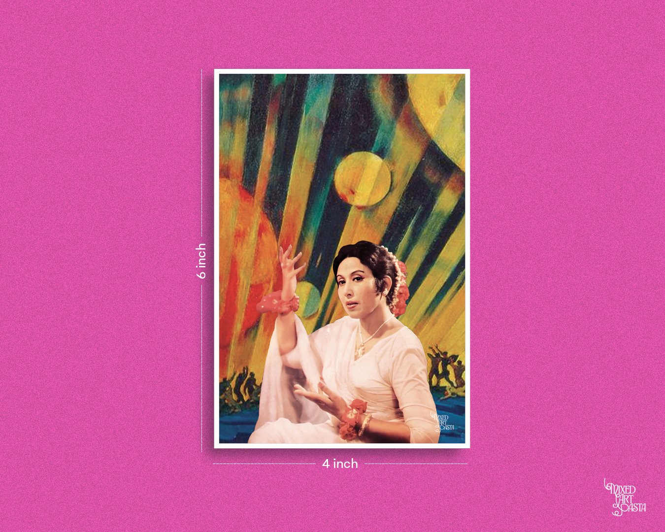 Ghazal and Poetry Set of 5 Postcard Prints