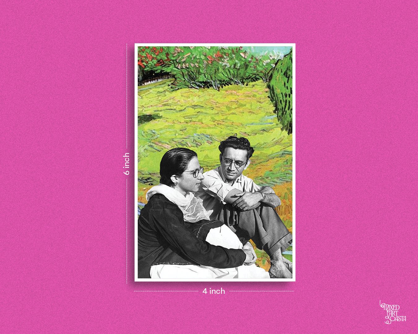 Ghazal and Poetry Set of 5 Postcard Prints