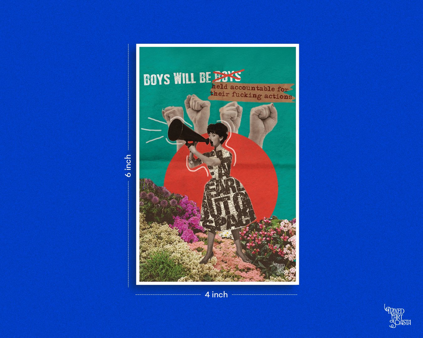 Boys Will Be Held Accountable For Their F*cking Actions Postcard