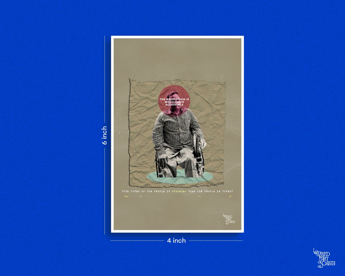 The Revolution Is Wheelchair Accessible Postcard